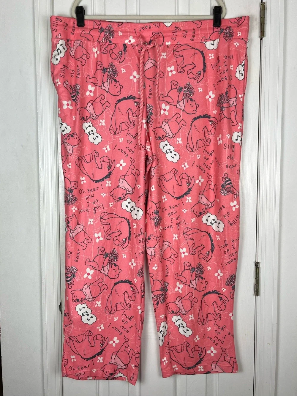 Disney Pooh Eeyore Loungewear Pajama Pants Soft Breathable Flowy 3X - Picture 1 of 5